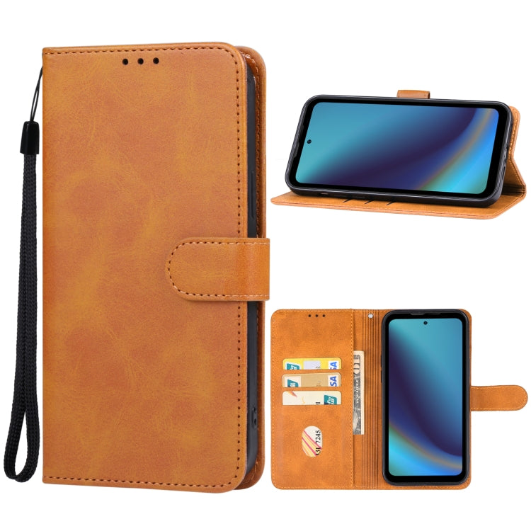For DOOGEE V20 Pro Leather Phone Case(Brown) - Doogee Cases by PMC TechLife | Online Shopping South Africa | PMC TechLife | Buy Now Pay Later Mobicred