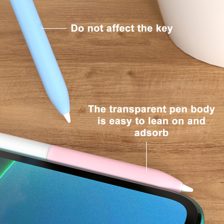 For Xiaomi Stylus Pen 2 Jelly Style Translucent Silicone Protective Pen Case(Black) - Pencil Accessories by PMC Jewellery | Online Shopping South Africa | PMC Jewellery