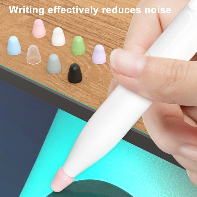 For Xiaomi Stylus Pen 2 8pcs / Set Silicone Wear-resistant Stylus Nib Cover(Black) - Pencil Accessories by PMC Jewellery | Online Shopping South Africa | PMC Jewellery