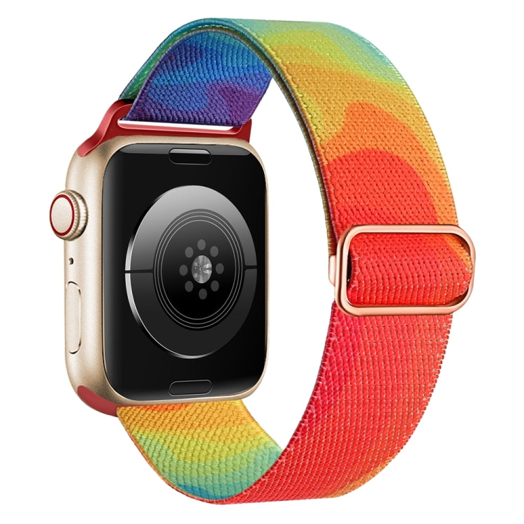 For Apple Watch 7 45mm Painted Pattern Nylon Replacement Watch Band(Liquid Colorful) - free shipping - PMc TechLife - Order now!