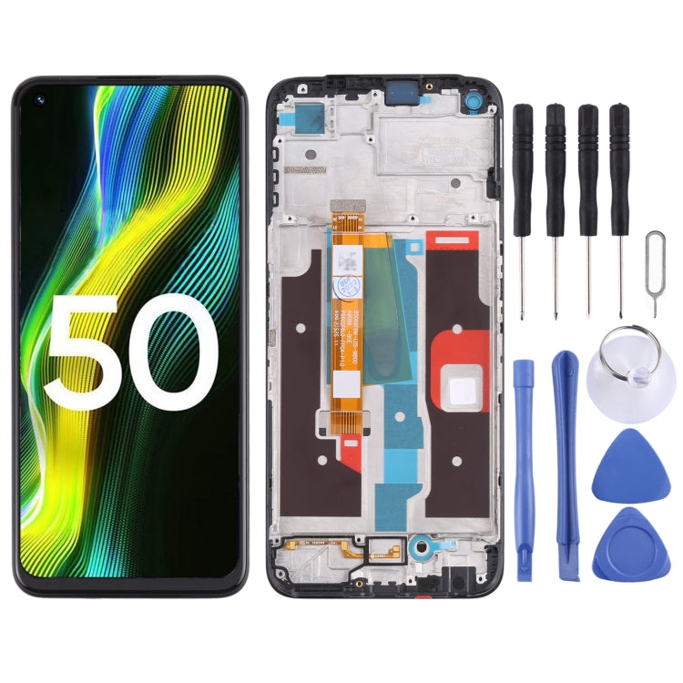 For Realme Narzo 50 4G RMX3286 OEM LCD Screen Digitizer Full Assembly with Frame - LCD Screen by PMC TechLife | Online Shopping South Africa | PMC TechLife | Buy Now Pay Later Mobicred