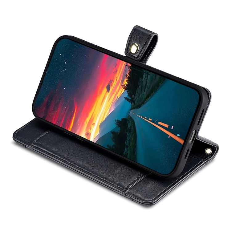 For Tecno Camon 30 Pro 5G Sheep Texture Cross-body Zipper Wallet Leather Phone Case(Black) - free shipping - PMC TechLife - Order now!