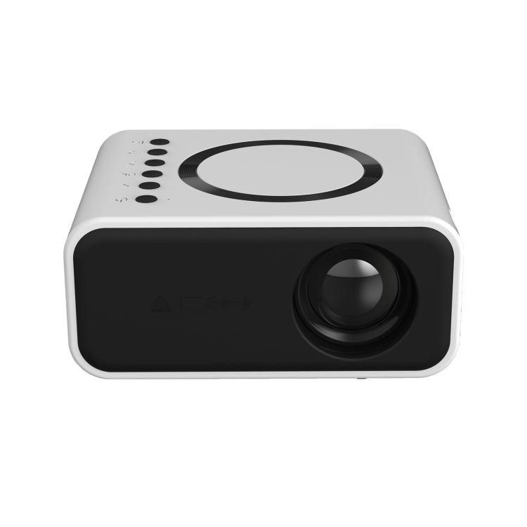 T300S 320x240 24ANSI Lumens Mini LCD Projector Supports Wired & Wireless Same Screen, Specification:EU Plug(White) - Mini Projector by PMC Jewellery | Online Shopping South Africa | PMC Jewellery | Buy Now Pay Later Mobicred