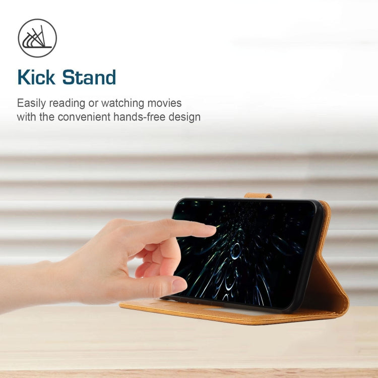 For Xiaomi Redmi K70 / K70 Pro Stitching Calf Texture Buckle Leather Phone Case(Yellow) - free shipping - PMC TechLife - Order now!