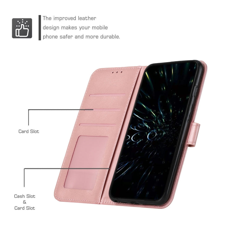 For Xiaomi 14 Ultra Stitching Calf Texture Buckle Leather Phone Case(Rose Gold) - 14 Ultra Cases by PMC TechLife | Online Shopping South Africa | PMC TechLife | Buy Now Pay Later Mobicred