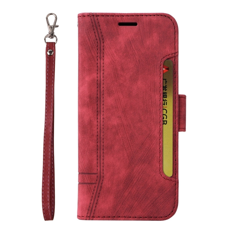 For iPhone 16 BETOPNICE Dual-side Buckle Leather Phone Case(Red) - iPhone 16 Cases by BETOPNICE | Online Shopping South Africa | PMC Jewellery | Buy Now Pay Later Mobicred