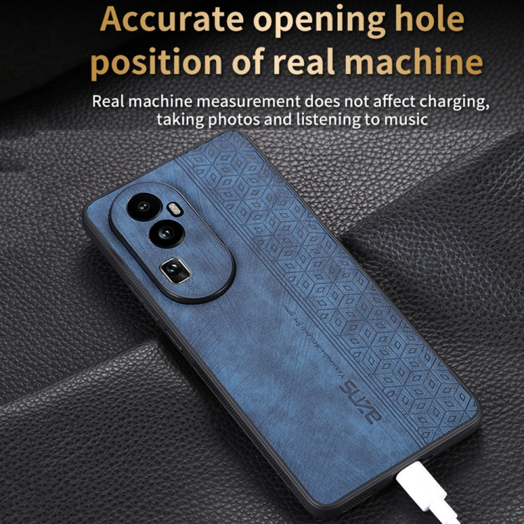 For OPPO Reno10 Pro+ AZNS 3D Embossed Skin Feel Phone Case(Black) - OPPO Cases by AZNS | Online Shopping South Africa | PMC TechLife