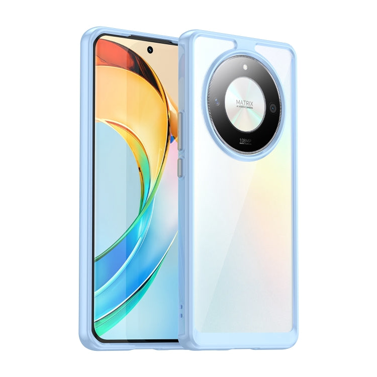 For Honor X50 Colorful Series Acrylic Hybrid TPU Phone Case(Blue) - free shipping - PMC TechLife - Order now!