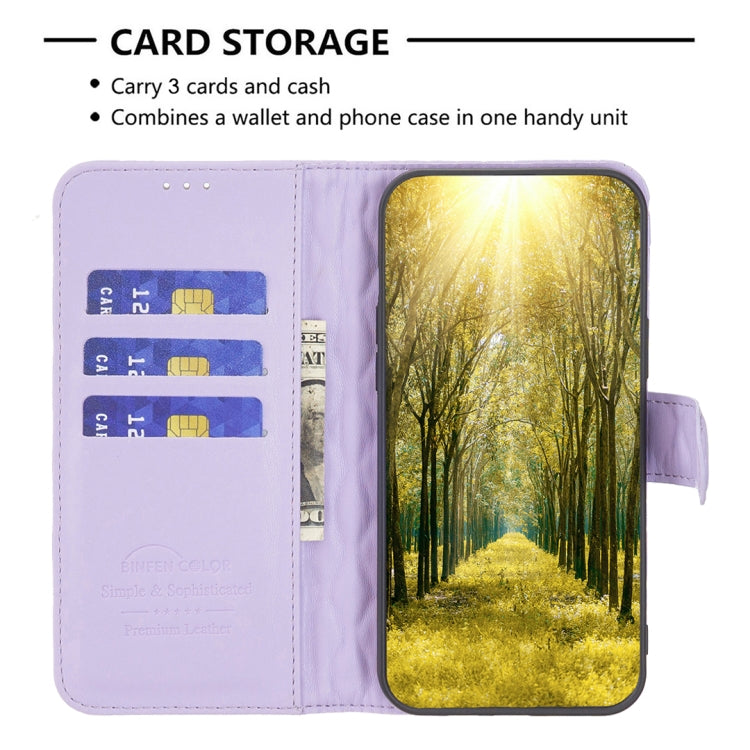 For iPhone 16 Plus Diamond Lattice Wallet Flip Leather Phone Case(Purple) - iPhone 16 Plus Cases by PMC TechLife | Online Shopping South Africa | PMC TechLife | Buy Now Pay Later Mobicred