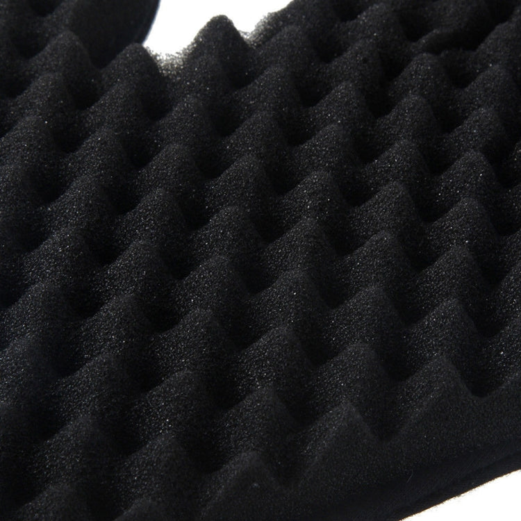 Single Sponge Wipe Black Hair Styling Gloves(Double-Sided) - free shipping - PMC TechLife - Order now!