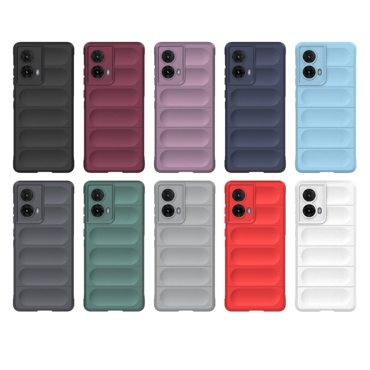 For Motorola Moto G85 5G Global Magic Shield TPU + Flannel Phone Case(Red) - free shipping - PMC TechLife - Order now!