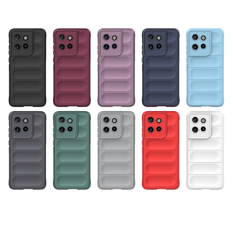 For Motorola Edge 50 Neo Magic Shield TPU + Flannel Phone Case(Dark Green) - free shipping - PMC TechLife - Order now!