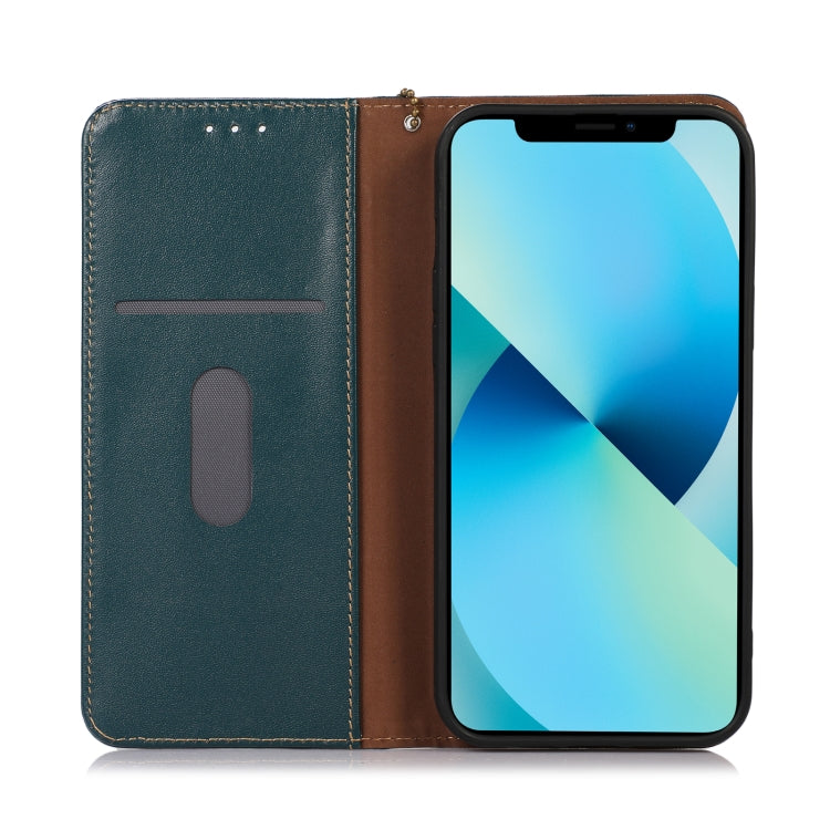 For Nokia C110 KHAZNEH Nappa Top Layer Cowhide Leather Phone Case(Green) - Nokia Cases by PMC TechLife | Online Shopping South Africa | PMC TechLife | Buy Now Pay Later Mobicred