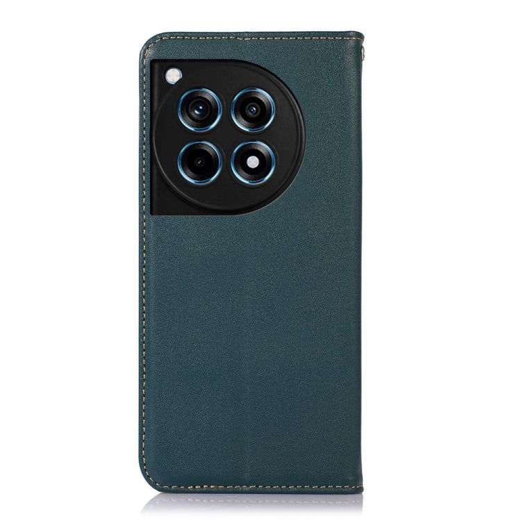 For OnePlus Ace 3 / 12R KHAZNEH Nappa Top Layer Cowhide Leather Phone Case(Green) - OnePlus Cases by PMC TechLife | Online Shopping South Africa | PMC TechLife | Buy Now Pay Later Mobicred