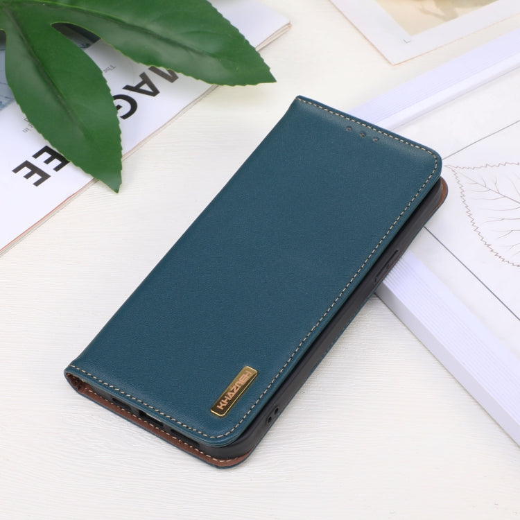 For OnePlus Nord CE4 Lite KHAZNEH Nappa Top Layer Cowhide Leather Phone Case(Green) - OnePlus Cases by PMC TechLife | Online Shopping South Africa | PMC TechLife | Buy Now Pay Later Mobicred