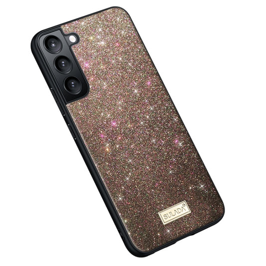 For Samsung Galaxy S25+ 5G SULADA Glittery TPU Hybrid Handmade Leather Phone Case(Colorful) - Galaxy S25+ 5G Cases by SULADA | Online Shopping South Africa | PMC Jewellery | Buy Now Pay Later Mobicred