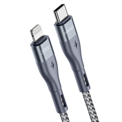 DUZZONA A1 PD 20W Type-C to 8 Pin Fast Charging Data Cable, Length:3m(Grey) - 2 in 1 Cable by DUZZONA | Online Shopping South Africa | PMC Jewellery | Buy Now Pay Later Mobicred