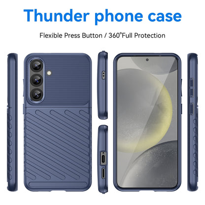 For Samsung Galaxy S25+ 5G Thunderbolt Shockproof TPU Phone Case(Blue) - Galaxy S25+ 5G Cases by PMC Jewellery | Online Shopping South Africa | PMC Jewellery | Buy Now Pay Later Mobicred