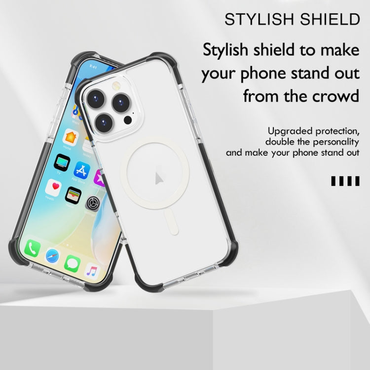 For iPhone 16e Acrylic Magsafe Magnetic Shockproof Phone Case(Transparent) - iPhone 16e Cases by PMC TechLife | Online Shopping South Africa | PMC TechLife | Buy Now Pay Later Mobicred