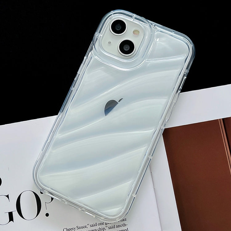 For iPhone 14 Pro Waves TPU Phone Case(Transparent) - iPhone 14 Pro Cases by PMC TechLife | Online Shopping South Africa | PMC TechLife