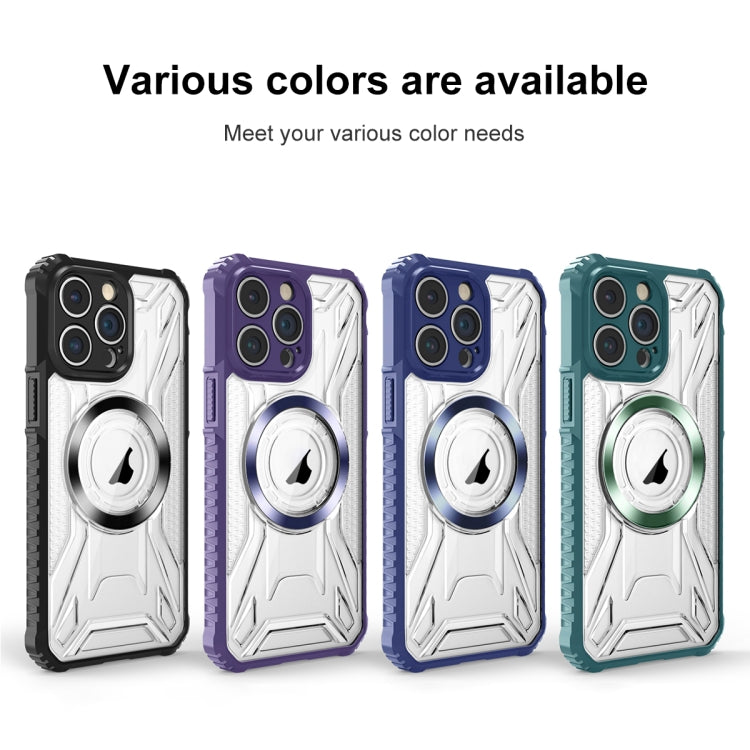 For iPhone 11 CD Texture Magsafe Phone Case(Dark Purple) - iPhone 11 Cases by PMC TechLife | Online Shopping South Africa | PMC TechLife