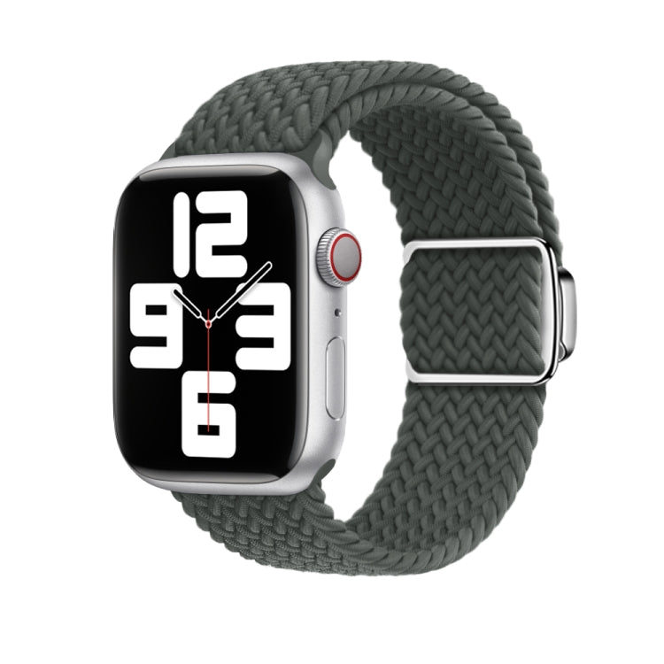 For Apple Watch Ultra 49mm Nylon Loop Magnetic Buckle Watch Band(Space Grey) - Watch Bands by PMC Jewellery | Online Shopping South Africa | PMC Jewellery | Buy Now Pay Later Mobicred