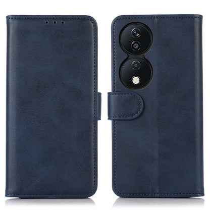 For Honor X7B / Huawei Enjoy 50 Plus Cow Texture Leather Phone Case(Blue) - Honor Cases by PMC Jewellery | Online Shopping South Africa | PMC Jewellery