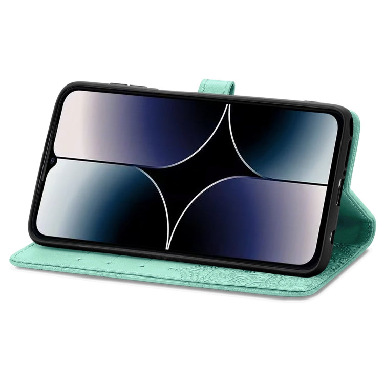 For Ulefone Note 16 Pro Mandala Flower Embossed Leather Phone Case(Green) - free shipping - PMC Jewellery - Order now!