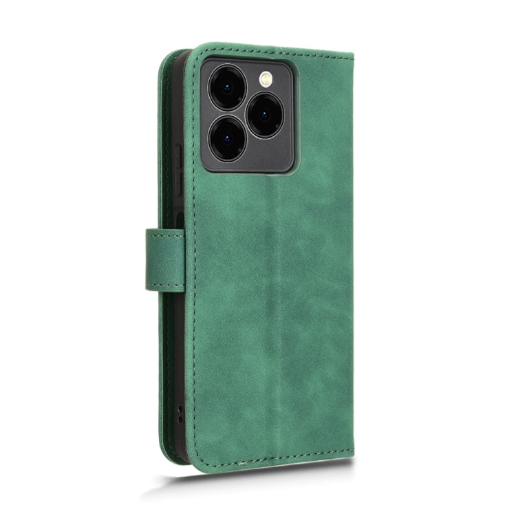 For Ulefone Note 20 Pro Skin Feel Magnetic Flip Leather Phone Case(Green) - Ulefone Cases by PMC Jewellery | Online Shopping South Africa | PMC Jewellery | Buy Now Pay Later Mobicred