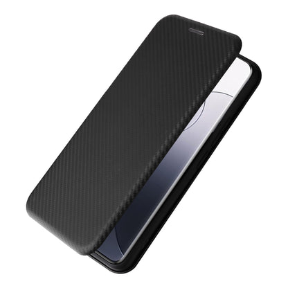 For Xiaomi 14 Pro Carbon Fiber Texture Flip Leather Phone Case(Black) - 14 Pro Cases by PMC Jewellery | Online Shopping South Africa | PMC Jewellery