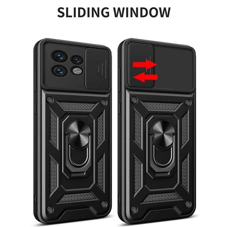 For Motorola Edge 40 Pro Sliding Camera Cover Design TPU+PC Phone Case(Silver) - free shipping - PMC TechLife - Order now!