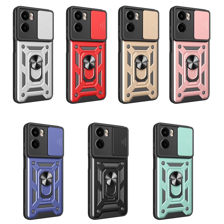For Motorola Moto G05 Sliding Camera Cover Design TPU+PC Phone Case(Blue) - free shipping - PMC TechLife - Order now!
