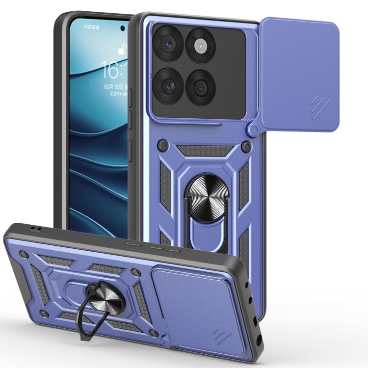 For Motorola Edge 60 Fusion Sliding Camera Cover Design TPU+PC Phone Case(Blue) - free shipping - PMC TechLife - Order now!