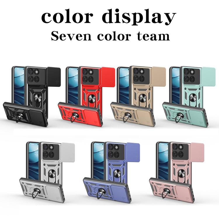 For Motorola Edge 60 Fusion Sliding Camera Cover Design TPU+PC Phone Case(Blue) - free shipping - PMC TechLife - Order now!