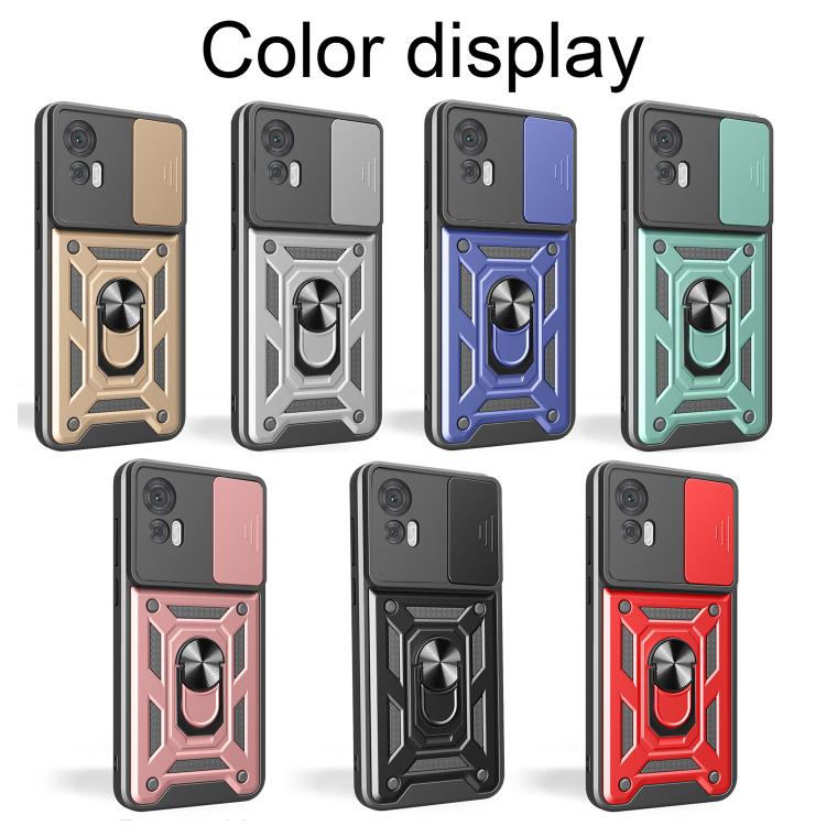 For Motorola Edge 30 Neo Sliding Camera Cover Design TPU+PC Phone Case(Black) - free shipping - PMC TechLife - Order now!