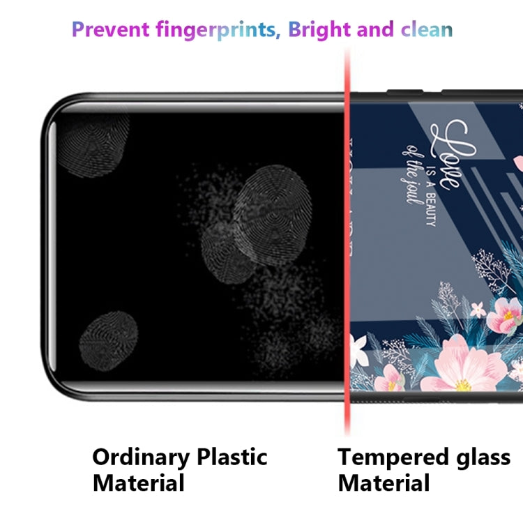 For iPhone 16 Colorful Painted Glass Phone Case(Flower) - free shipping - PMC TechLife - Order now!