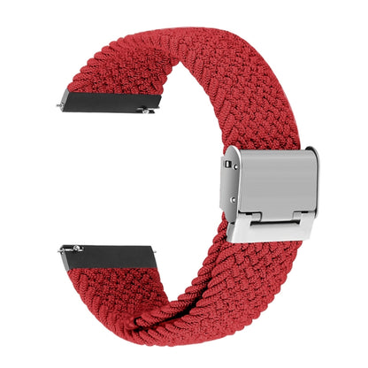 For Huawei Watch 4 / 4 Pro Nylon Braided Metal Buckle Watch Band(Red) - Watch Bands by PMC Jewellery | Online Shopping South Africa | PMC Jewellery