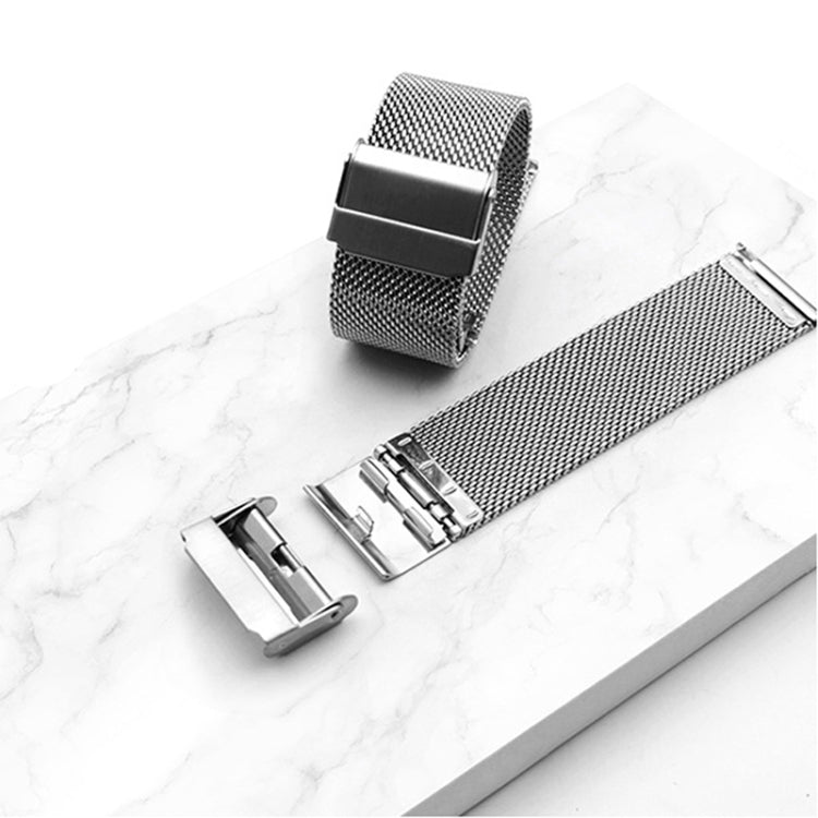 For Huawei Watch 4 / 4 Pro Milan Steel Mesh Double Buckle Watch Band(Blue) - Watch Bands by PMC Jewellery | Online Shopping South Africa | PMC Jewellery