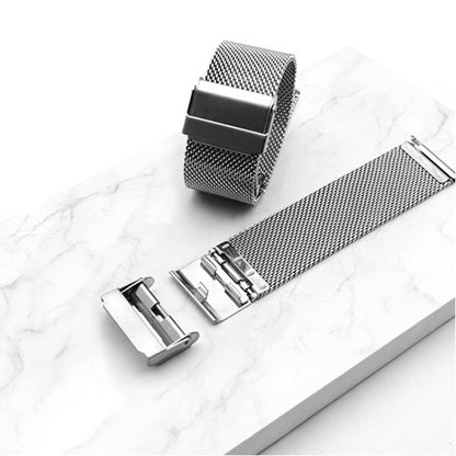 For Huawei Watch 4 / 4 Pro Milan Steel Mesh Double Buckle Watch Band(Blue) - Watch Bands by PMC Jewellery | Online Shopping South Africa | PMC Jewellery