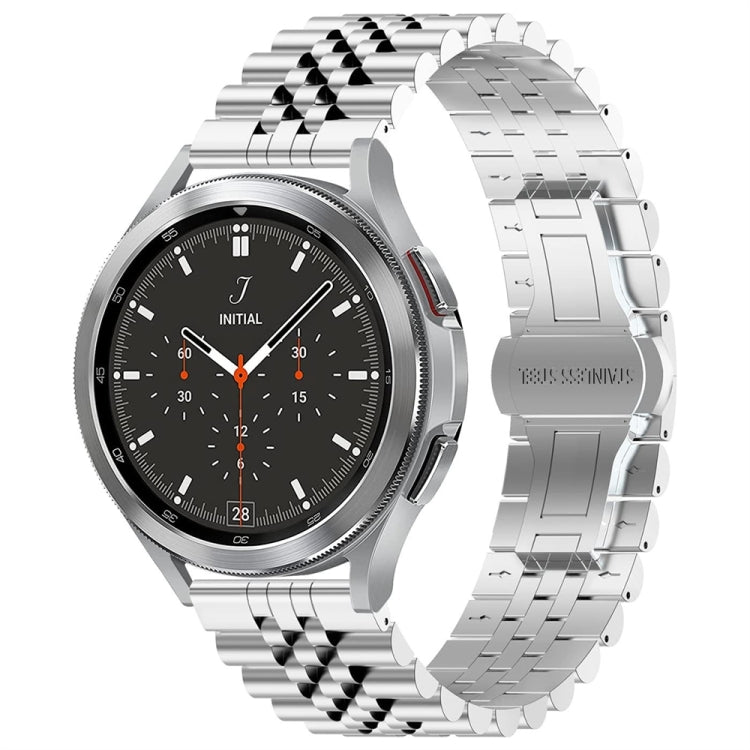 For Huawei Watch 4 / 4 Pro Five Bead Stainless Steel Watch Band(Silver) - free shipping - PMC TechLife - Order now!