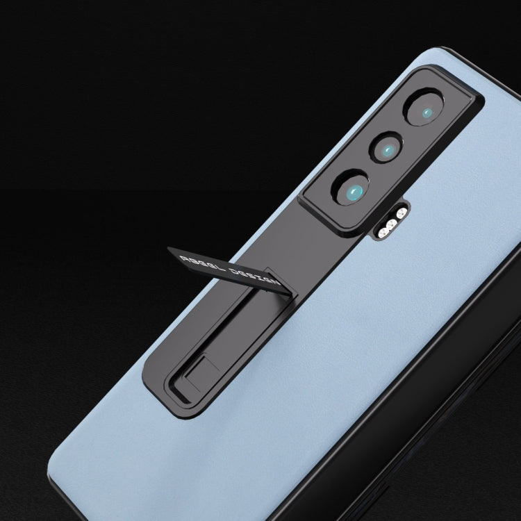 For Honor Magic Vs ABEEL Haze Texture PU Phone Case(Twilight Blue) - Honor Cases by PMC TechLife | Online Shopping South Africa | PMC TechLife | Buy Now Pay Later Mobicred