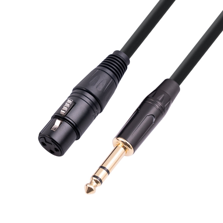 6.35mm 1/4 TRS Male to XLR 3pin Female Microphone Cable, Length:10m - Microphone Audio Cable & Connector by PMC Jewellery | Online Shopping South Africa | PMC Jewellery | Buy Now Pay Later Mobicred