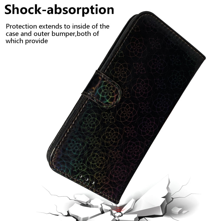 For iPhone 16 Pro Colorful Magnetic Buckle Leather Phone Case(Black) - free shipping - PMC TechLife - Order now!