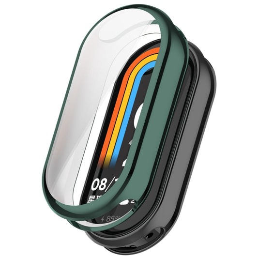 For Xiaomi Mi Band 8 Full Coverage TPU Electroplating Watch Protective Case(Green) - Watch Cases by PMC Jewellery | Online Shopping South Africa | PMC Jewellery