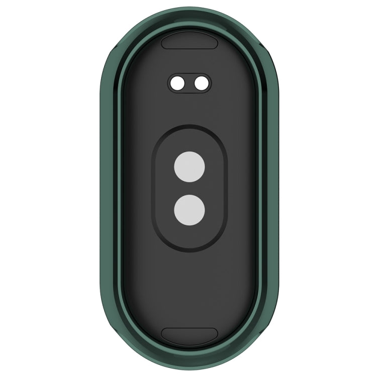 For Xiaomi Mi Band 8 Full Coverage TPU Electroplating Watch Protective Case(Green) - Watch Cases by PMC Jewellery | Online Shopping South Africa | PMC Jewellery