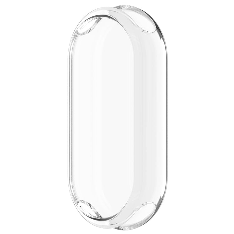 For Xiaomi Mi Band 8 Full Coverage TPU Electroplating Watch Protective Case(Transparent) - Watch Cases by PMC Jewellery | Online Shopping South Africa | PMC Jewellery