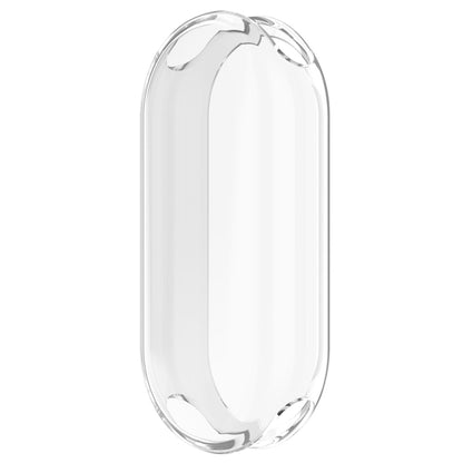 For Xiaomi Mi Band 8 Full Coverage TPU Electroplating Watch Protective Case(Transparent) - Watch Cases by PMC Jewellery | Online Shopping South Africa | PMC Jewellery