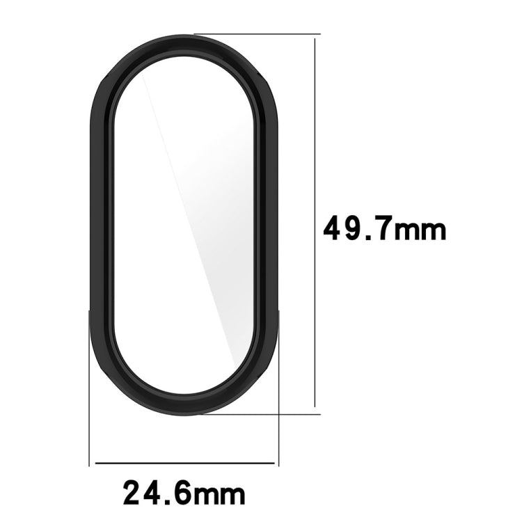 For Xiaomi Mi Band 8 Full Coverage TPU Electroplating Watch Protective Case(Silver) - Watch Cases by PMC Jewellery | Online Shopping South Africa | PMC Jewellery