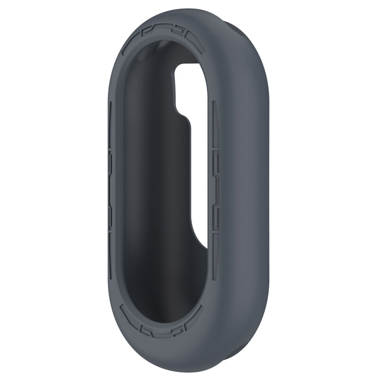 For Xiaomi Mi Band 8 Pure Color Silicone Watch Protective Case(Grey) - Watch Cases by PMC Jewellery | Online Shopping South Africa | PMC Jewellery