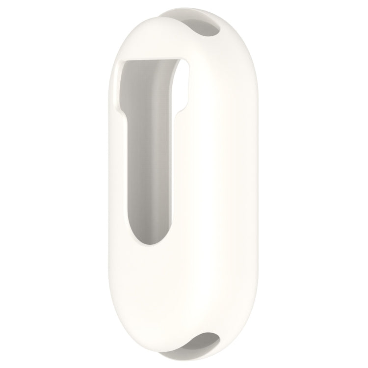 For Xiaomi Mi Band 8 Pure Color Silicone Watch Protective Case(Official White) - Watch Cases by PMC Jewellery | Online Shopping South Africa | PMC Jewellery